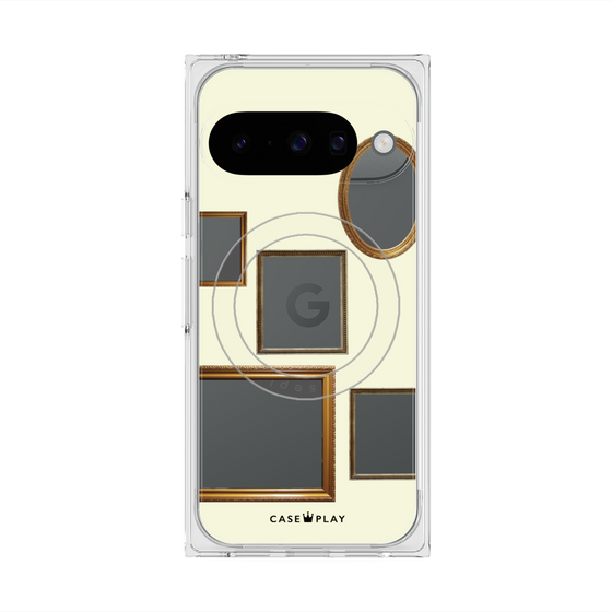 Premium Square Case with Pixelsnap［ Photo Frames - Ivory ］