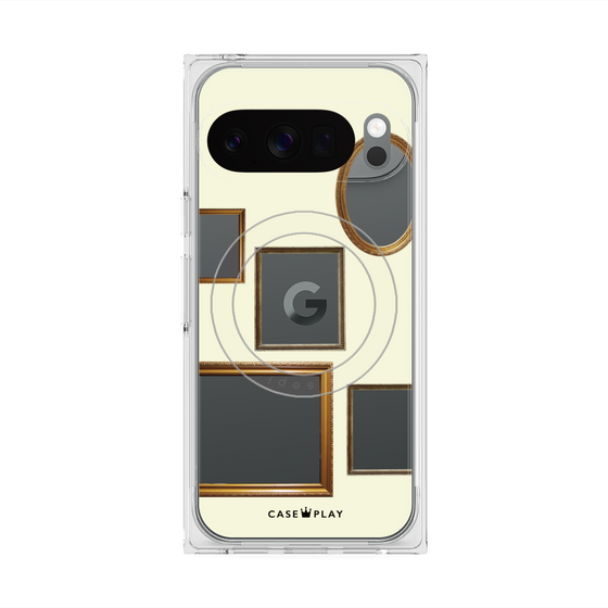 Premium Square Case with Pixelsnap［ Photo Frames - Ivory ］