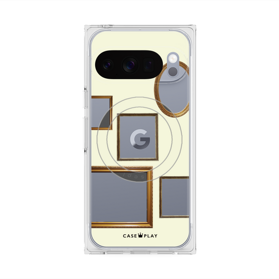 Premium Square Case with Pixelsnap［ Photo Frames - Ivory ］