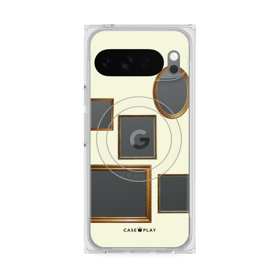 Premium Square Case with Pixelsnap［ Photo Frames - Ivory ］