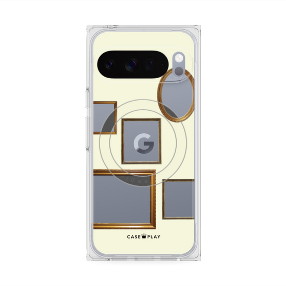 Premium Square Case with Pixelsnap［ Photo Frames - Ivory ］