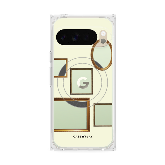 Premium Square Case with Pixelsnap［ Photo Frames - Ivory ］