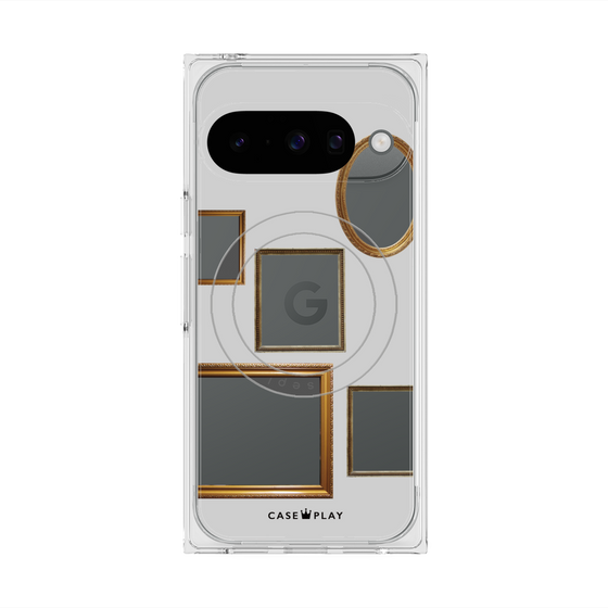 Premium Square Case with Pixelsnap［ Photo Frames - Light Gray ］