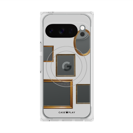 Premium Square Case with Pixelsnap［ Photo Frames - Light Gray ］