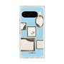 Premium Square Case with Pixelsnap［ Photo Frames - Light Blue ］