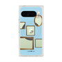Premium Square Case with Pixelsnap［ Photo Frames - Light Blue ］