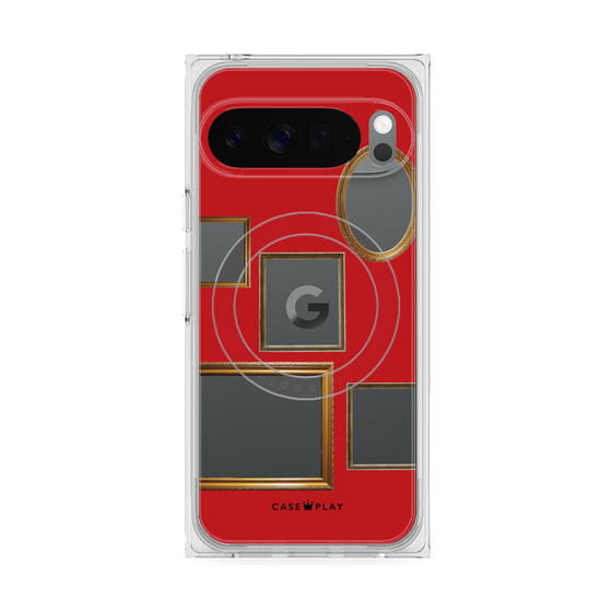 Premium Square Case with Pixelsnap［ Photo Frames - Red ］