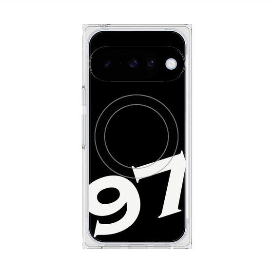 Premium Square Case with Pixelsnap［ No.97 - Black ］