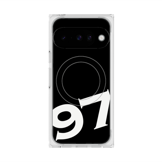 Premium Square Case with Pixelsnap［ No.97 - Black ］