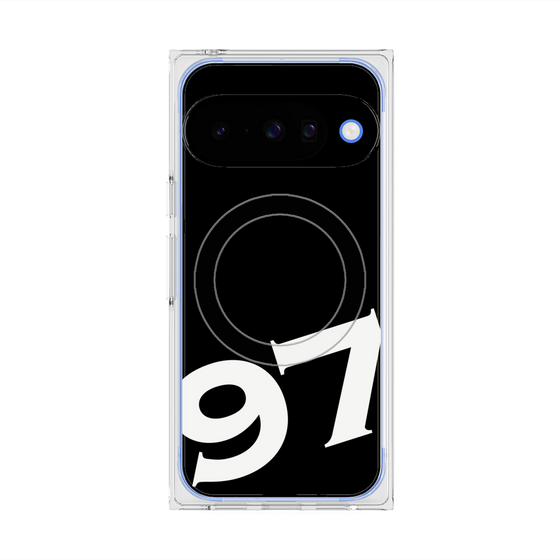 Premium Square Case with Pixelsnap［ No.97 - Black ］