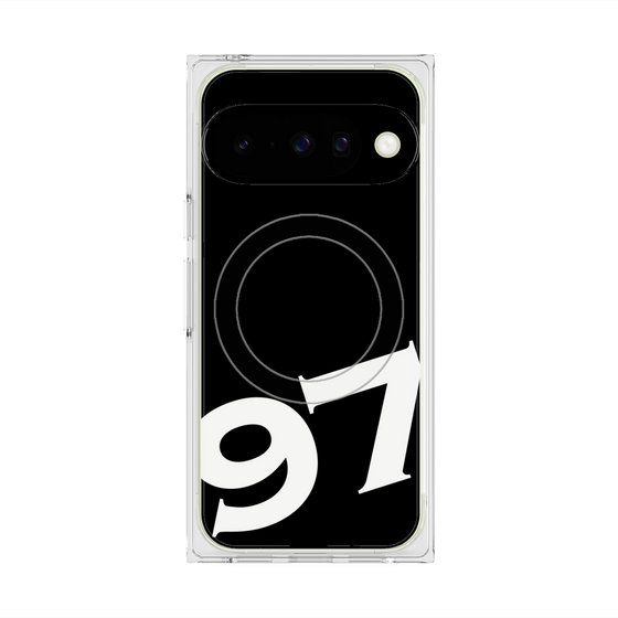 Premium Square Case with Pixelsnap［ No.97 - Black ］