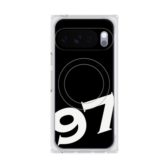 Premium Square Case with Pixelsnap［ No.97 - Black ］