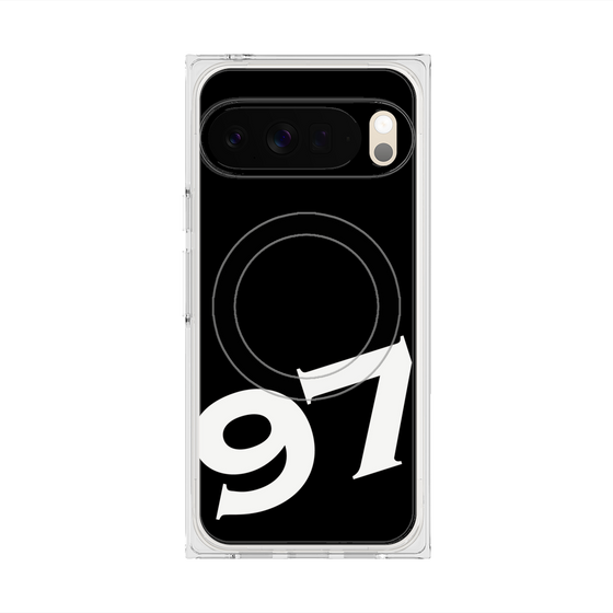 Premium Square Case with Pixelsnap［ No.97 - Black ］