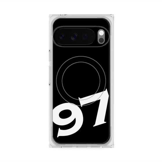 Premium Square Case with Pixelsnap［ No.97 - Black ］