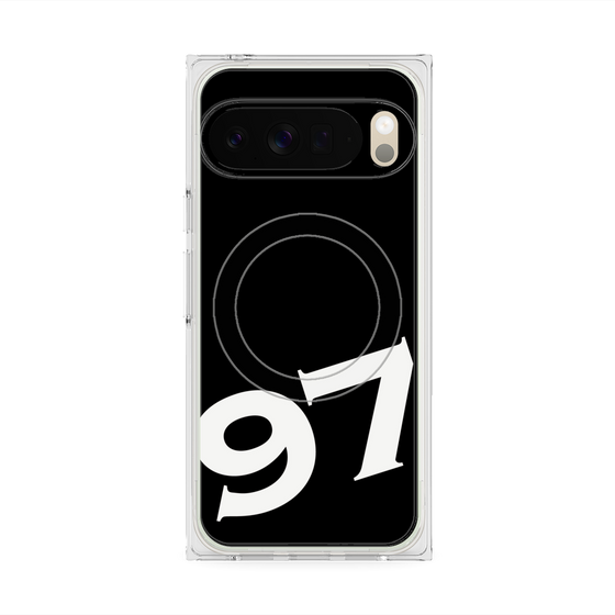 Premium Square Case with Pixelsnap［ No.97 - Black ］