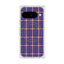 Premium Square Case with Pixelsnap［ Tartan Check - Purple ］