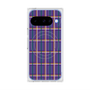 Premium Square Case with Pixelsnap［ Tartan Check - Purple ］