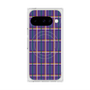 Premium Square Case with Pixelsnap［ Tartan Check - Purple ］