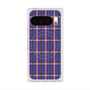 Premium Square Case with Pixelsnap［ Tartan Check - Purple ］
