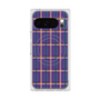 Premium Square Case with Pixelsnap［ Tartan Check - Purple ］