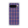 Premium Square Case with Pixelsnap［ Tartan Check - Purple ］