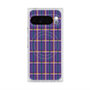 Premium Square Case with Pixelsnap［ Tartan Check - Purple ］