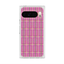 Premium Square Case with Pixelsnap［ Tartan Check - Pink ］