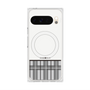 Premium Square Case with Pixelsnap［ CASEPLAY Tartan Check - Gray ］