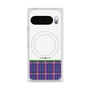 Premium Square Case with Pixelsnap［ CASEPLAY Tartan Check - Purple ］