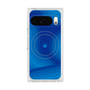 Premium Square Case with Pixelsnap［ CASEPLAY Winding Pattern - Blue ］