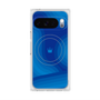Premium Square Case with Pixelsnap［ CASEPLAY Winding Pattern - Blue ］
