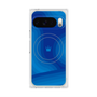 Premium Square Case with Pixelsnap［ CASEPLAY Winding Pattern - Blue ］