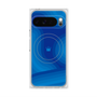 Premium Square Case with Pixelsnap［ CASEPLAY Winding Pattern - Blue ］