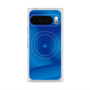 Premium Square Case with Pixelsnap［ CASEPLAY Winding Pattern - Blue ］