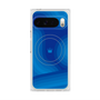 Premium Square Case with Pixelsnap［ CASEPLAY Winding Pattern - Blue ］
