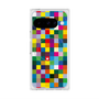Premium Square Case with Pixelsnap［ CASEPLAY Rainbow Check ］