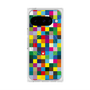 Premium Square Case with Pixelsnap［ CASEPLAY Rainbow Check ］