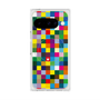 Premium Square Case with Pixelsnap［ CASEPLAY Rainbow Check ］