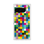 Premium Square Case with Pixelsnap［ CASEPLAY Rainbow Check ］