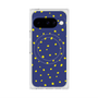 Premium Square Case with Pixelsnap［ Drawing Dot - Navy ］