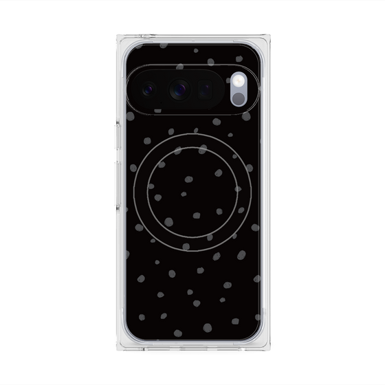 Premium Square Case with Pixelsnap［ Drawing Dot - Black ］