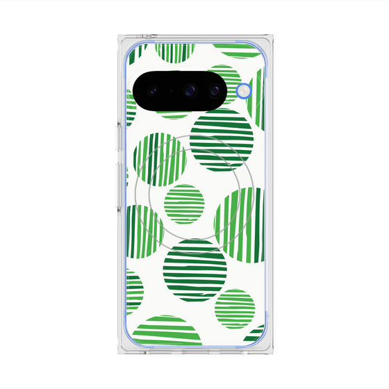 Premium Square Case with Pixelsnap［ Nordic Dot - Green ］