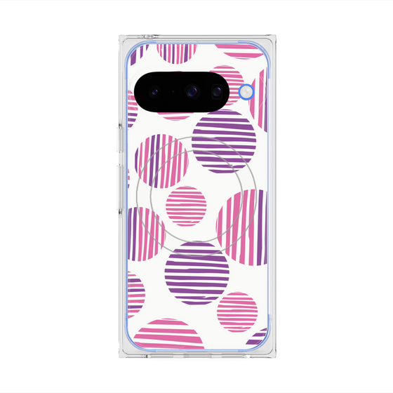 Premium Square Case with Pixelsnap［ Nordic Dot - Pink ］