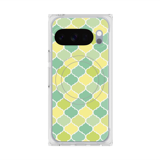 Premium Square Case with Pixelsnap［ Moroccan1 color - Green ］