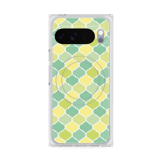 Premium Square Case with Pixelsnap［ Moroccan1 color - Green ］