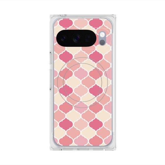 Premium Square Case with Pixelsnap［ Moroccan1 color - Pink ］