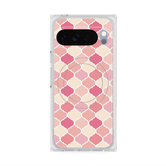 Premium Square Case with Pixelsnap［ Moroccan1 color - Pink ］