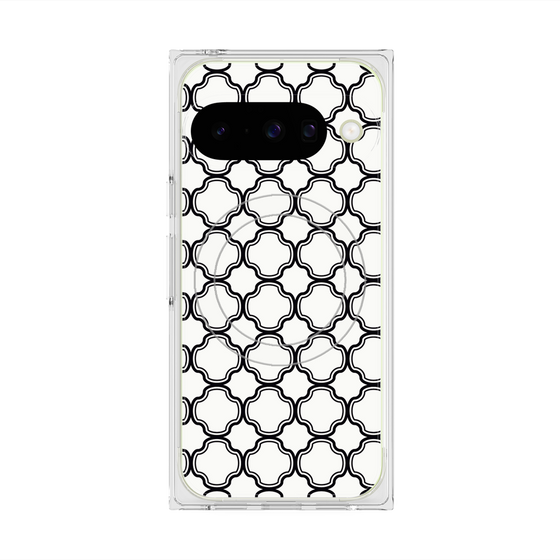 Premium Square Case with Pixelsnap［ Moroccan3 - Black ］