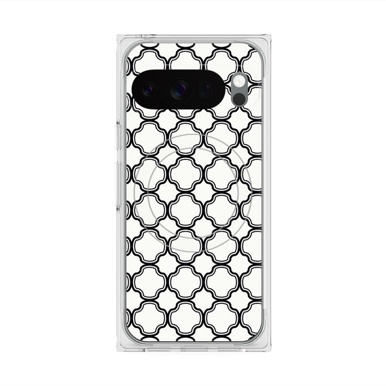 Premium Square Case with Pixelsnap［ Moroccan3 - Black ］