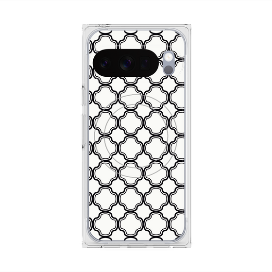 Premium Square Case with Pixelsnap［ Moroccan3 - Black ］